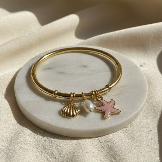 Beach Charm Bracelet🌊🐚⭐
