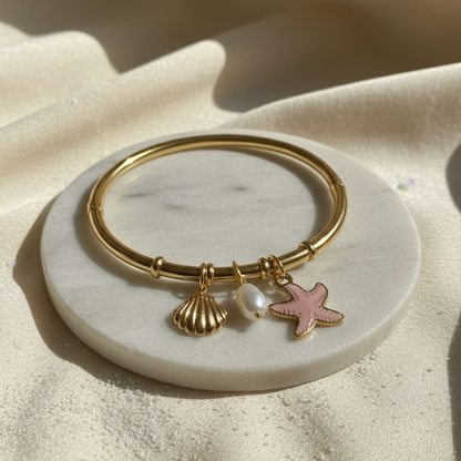 Beach Charm Bracelet🌊🐚⭐