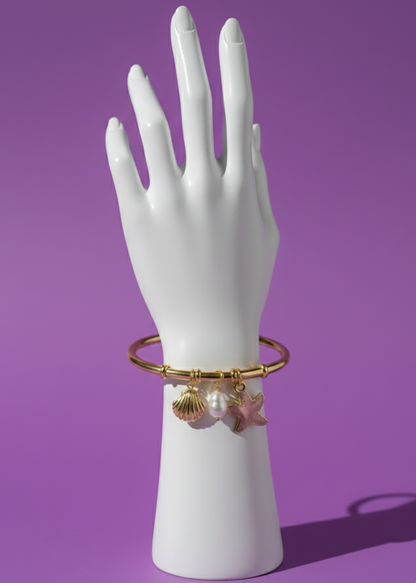 Beach Charm Bracelet🌊🐚⭐