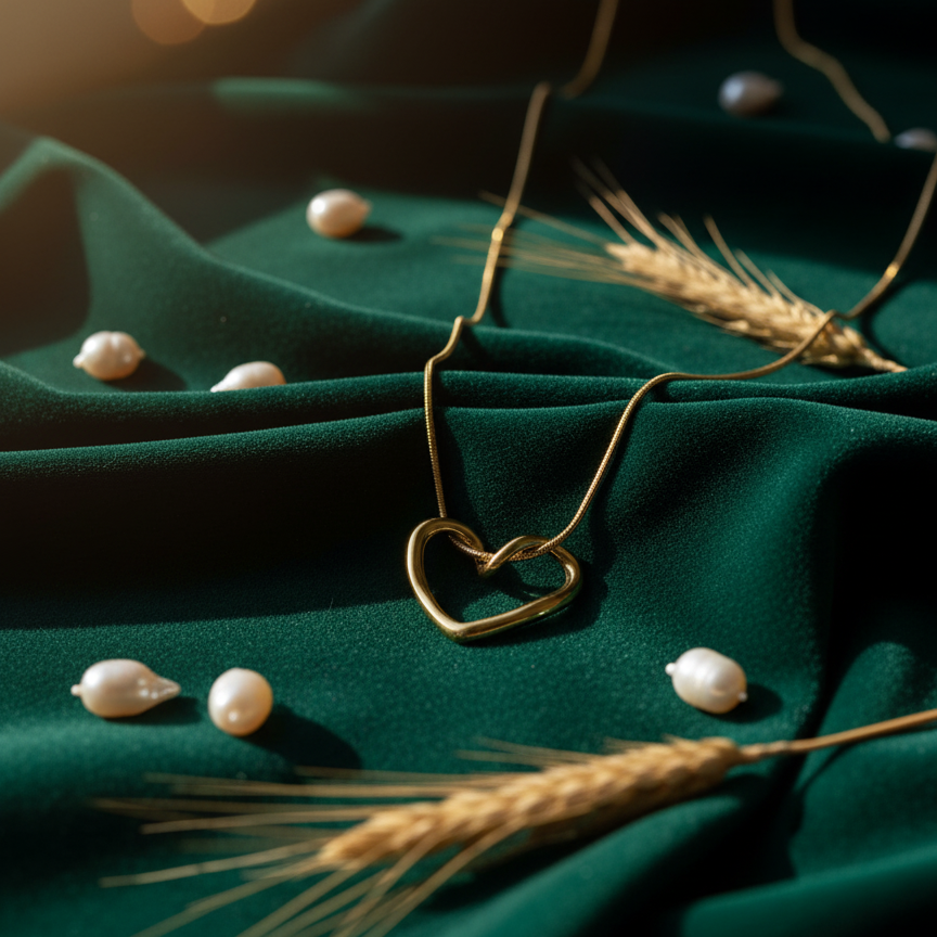 Open Heart Pendant Necklace💫