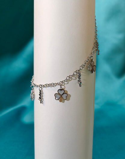 Clover Love Charm Necklace ☘️✨