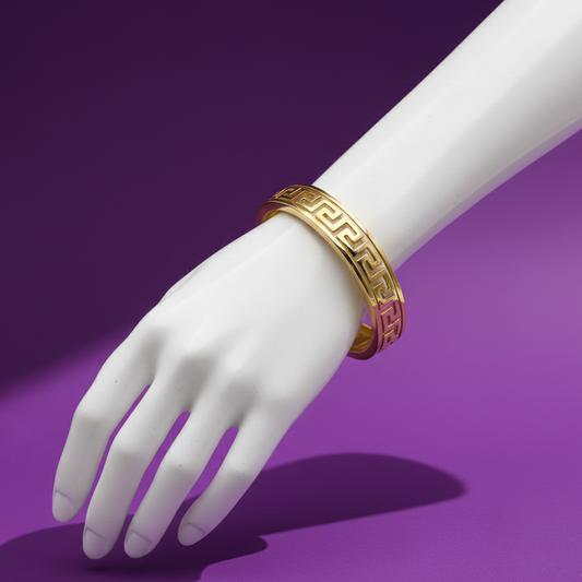 Geometric Gold Bracelet✨
